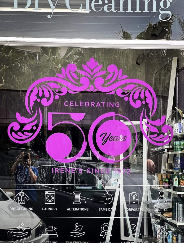 Celebrating 50 years | Irene’s Dry Cleaning