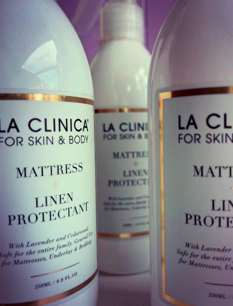 La Clinica linen protectant spray | Irene’s Dry Cleaning