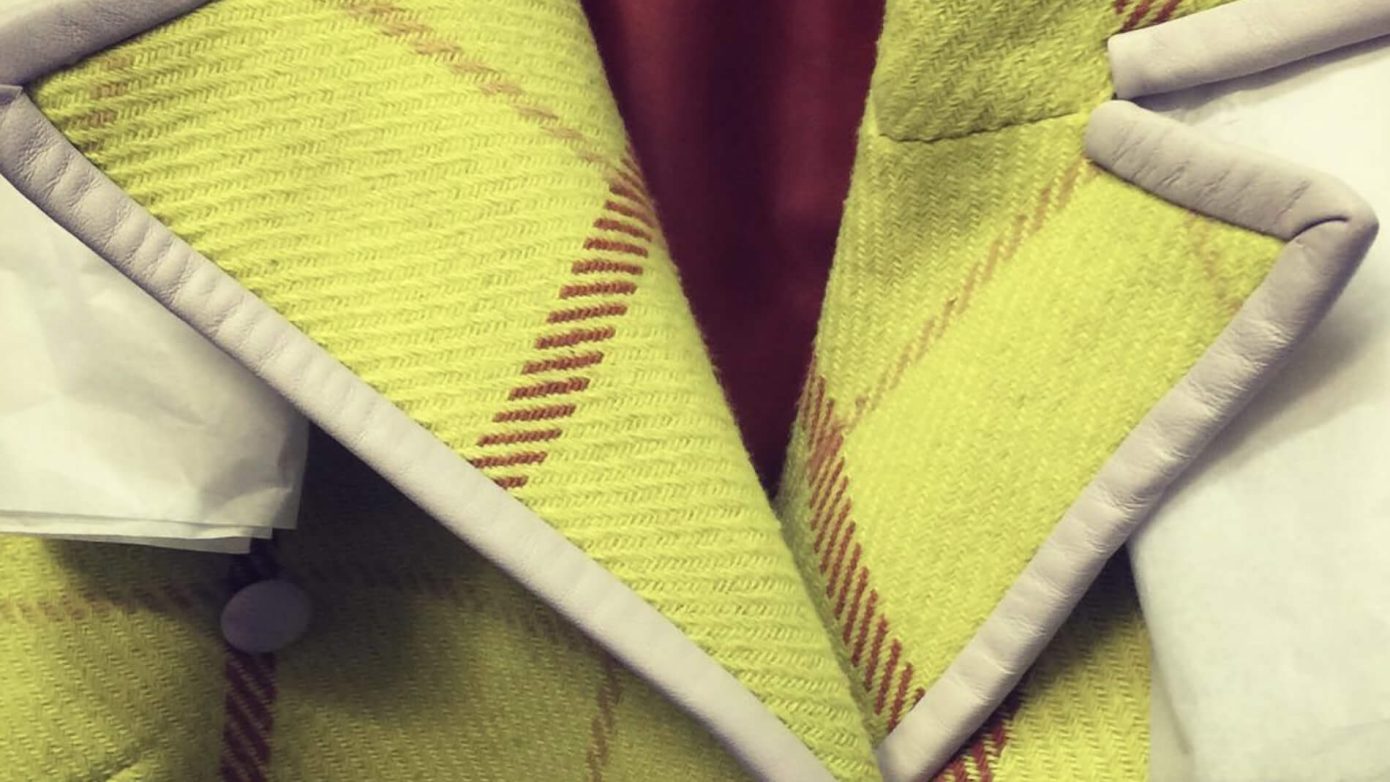 Great to see the re-emergence of screen projects in Melbourne. Miss Fisher’s Murder Mysteries incorporates vintage pieces like this wool check weave | Irene’s Dry Cleaning