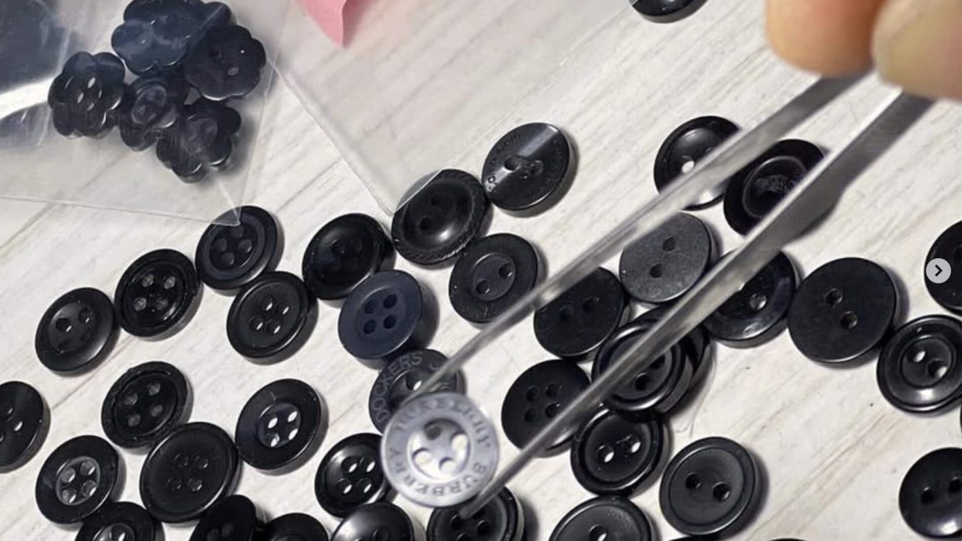 Dry cleaning buttons | Irene’s Dry Cleaning