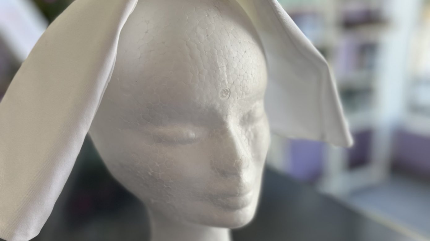 A clean white starched 1930's nurse cap